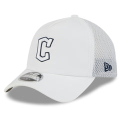 MLB Cleveland Guardians New Era 2026 Batting Practice Apex 9FORTY Adjustable Trucker Hat
