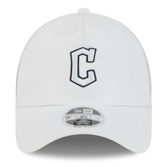 MLB Cleveland Guardians New Era 2026 Batting Practice Apex 9FORTY Adjustable Trucker Hat