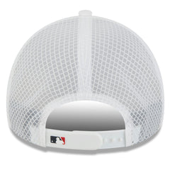MLB Cleveland Guardians New Era 2026 Batting Practice Apex 9FORTY Adjustable Trucker Hat