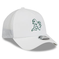 MLB Athletics New Era 2026 Batting Practice Apex 9FORTY Adjustable Trucker Hat