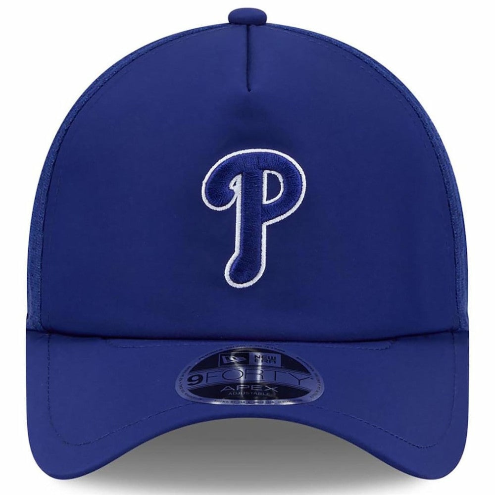 MLB Philadelphia Phillies New Era 2026 Batting Practice Apex 9FORTY Adjustable Trucker Hat