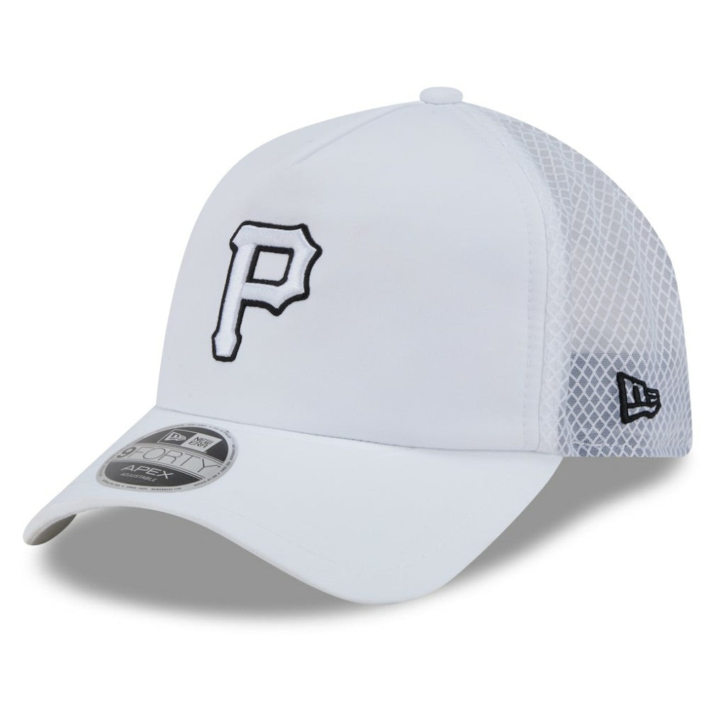 MLB Pittsburgh Pirates New Era 2026 Batting Practice Apex 9FORTY Adjustable Trucker Hat