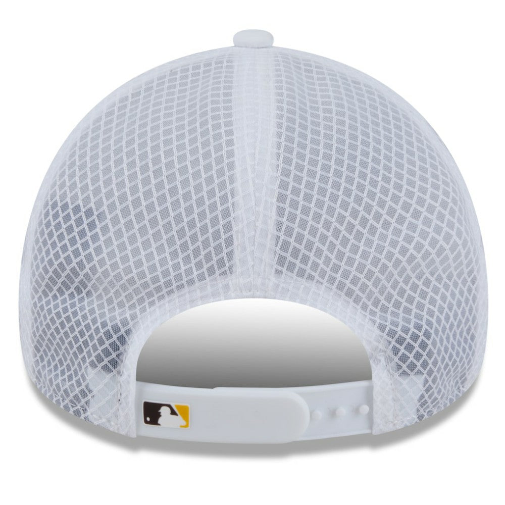 MLB San Diego Padres New Era 2026 Batting Practice Apex 9FORTY Adjustable Trucker Hat