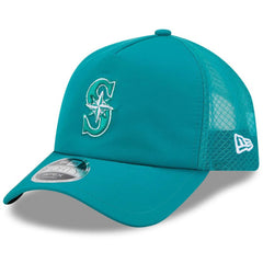 MLB Seattle Mariners New Era 2026 Batting Practice Apex 9FORTY Adjustable Trucker Hat