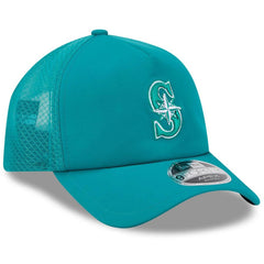 MLB Seattle Mariners New Era 2026 Batting Practice Apex 9FORTY Adjustable Trucker Hat