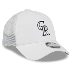 MLB Colorado Rockies New Era 2026 Batting Practice Apex 9FORTY Adjustable Trucker Hat