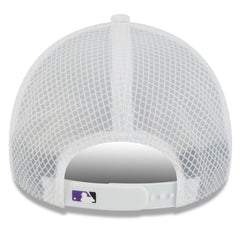MLB Colorado Rockies New Era 2026 Batting Practice Apex 9FORTY Adjustable Trucker Hat