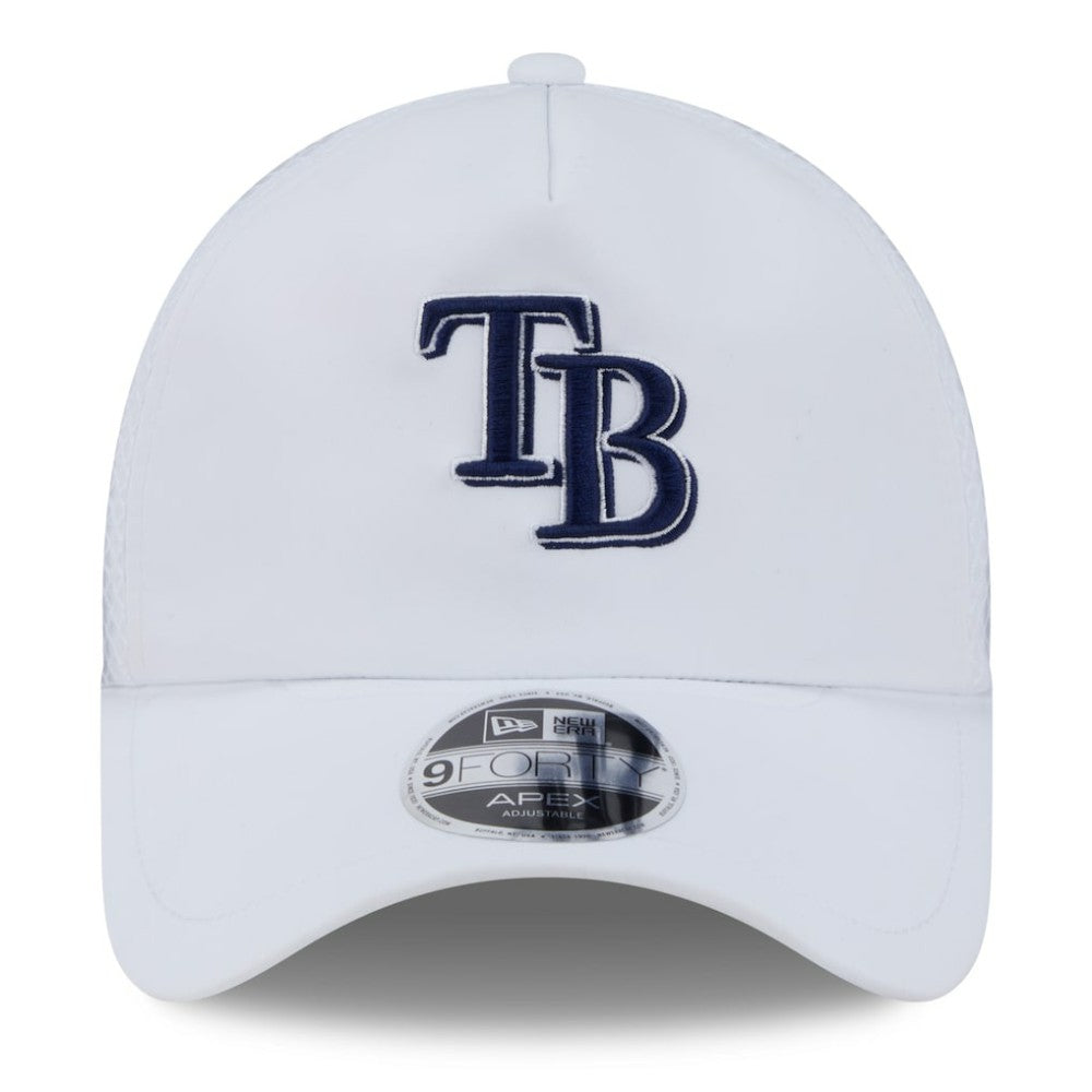 MLB Tampa Bay Rays New Era 2026 Batting Practice Apex 9FORTY Adjustable Trucker Hat