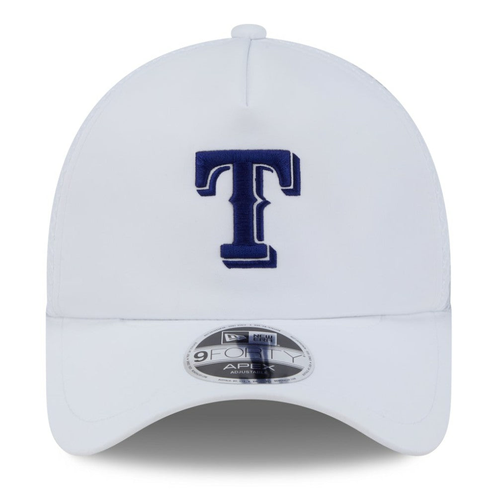 MLB Texas Rangers New Era 2026 Batting Practice Apex 9FORTY Adjustable Trucker Hat
