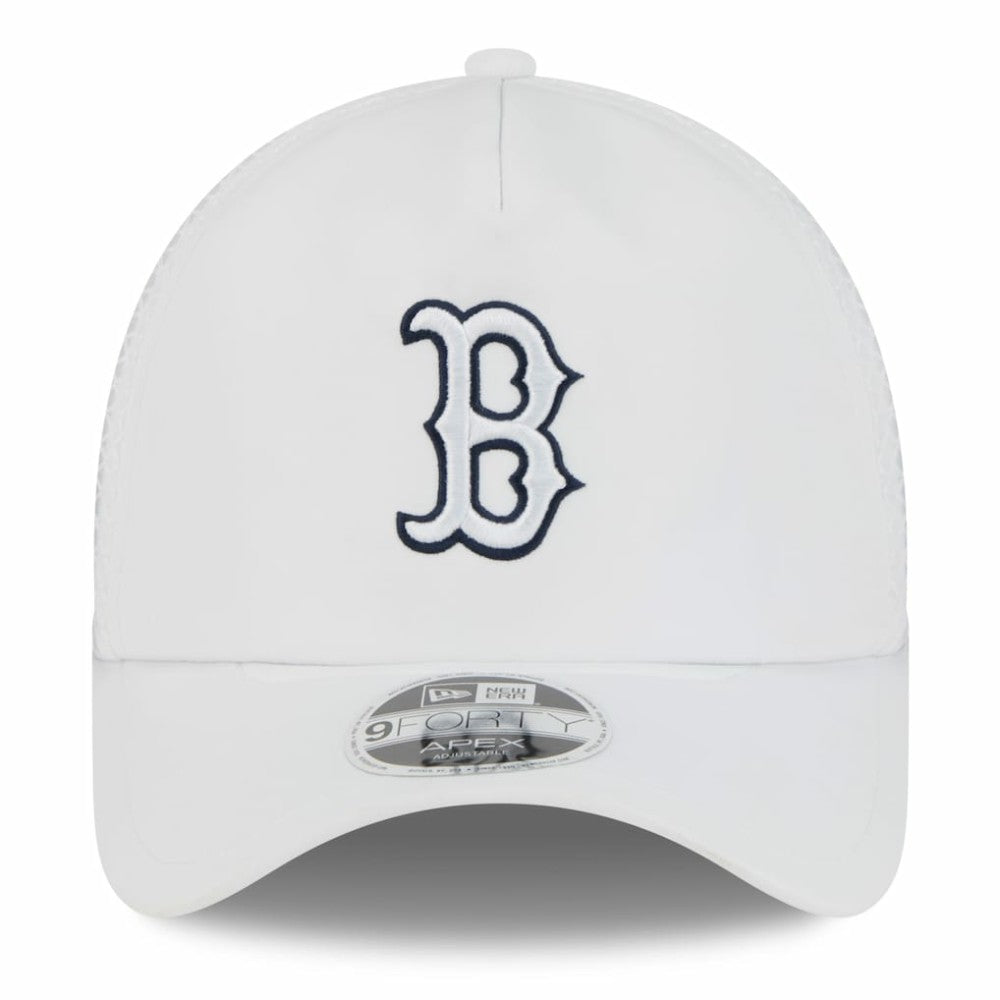 MLB Boston Red Sox New Era 2026 Batting Practice Apex 9FORTY Adjustable Trucker Hat
