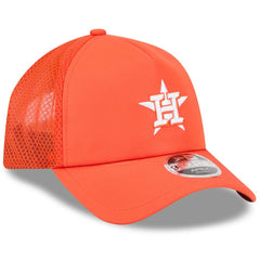 MLB Houston Astros New Era 2026 Batting Practice Apex 9FORTY Adjustable Trucker Hat