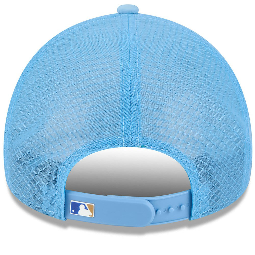 MLB Kansas City Royals New Era 2026 Batting Practice Apex 9FORTY Adjustable Trucker Hat
