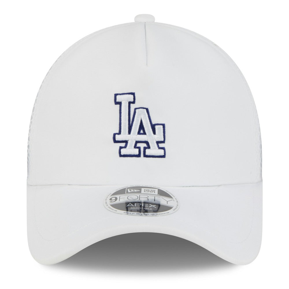 MLB Los Angeles Dodgers New Era 2026 Batting Practice Apex 9FORTY Adjustable Trucker Hat