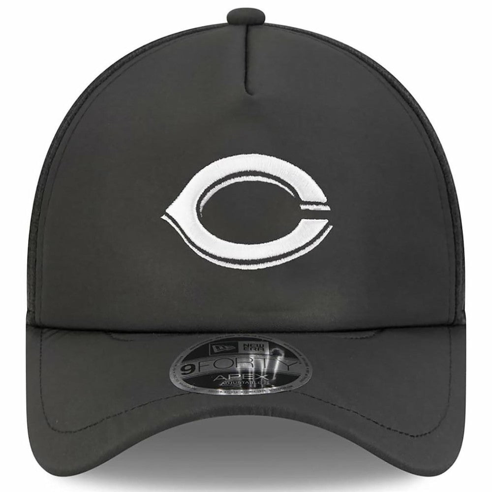 MLB Cincinnati Reds New Era 2026 Batting Practice Apex 9FORTY Adjustable Trucker Hat