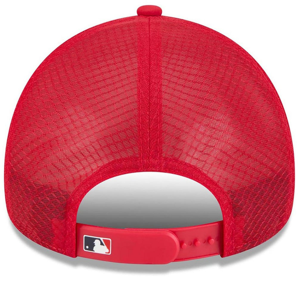 MLB Atlanta Braves New Era 2026 Batting Practice Apex 9FORTY Adjustable Trucker Hat