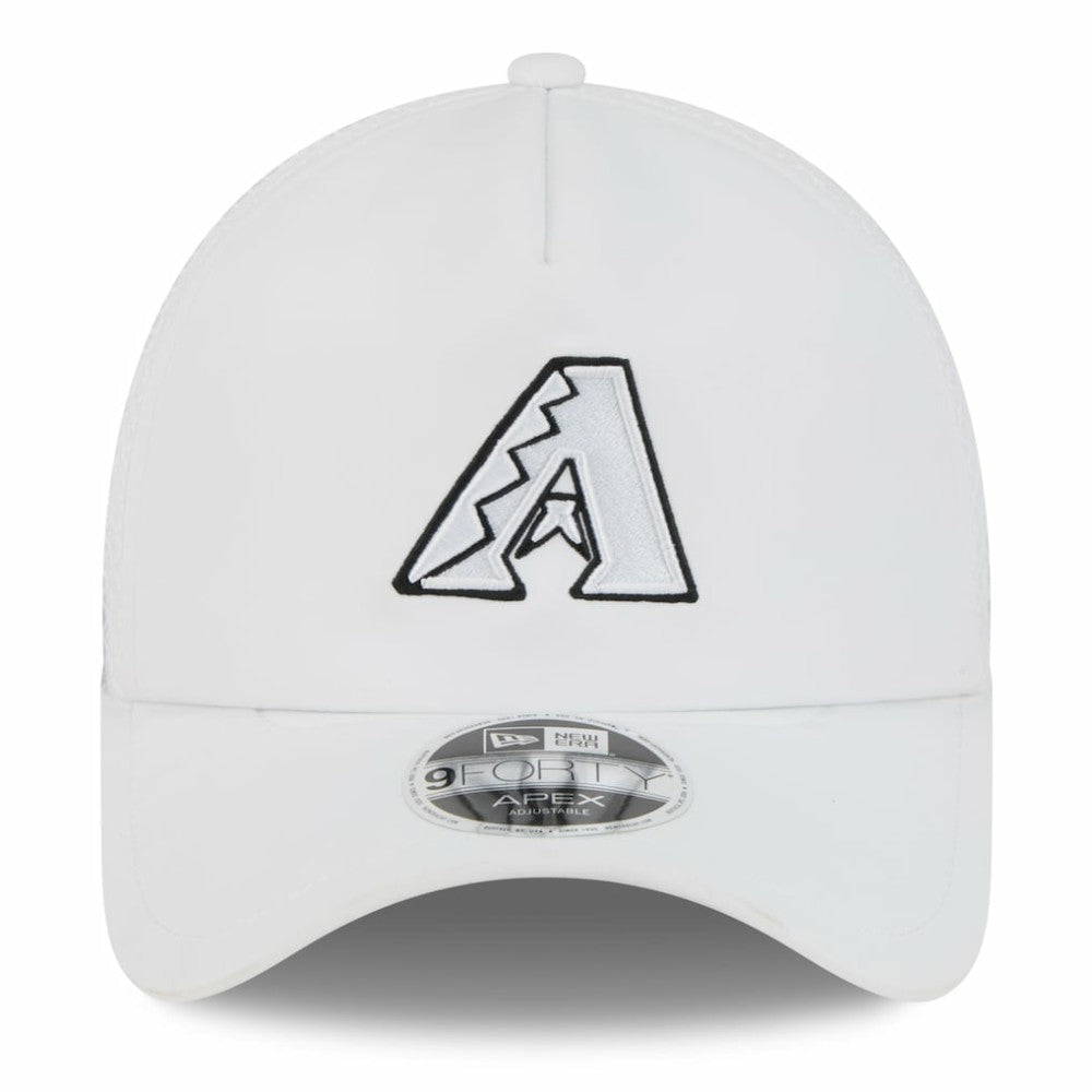 MLB Arizona Diamondbacks New Era 2026 Batting Practice Apex 9FORTY Adjustable Trucker Hat