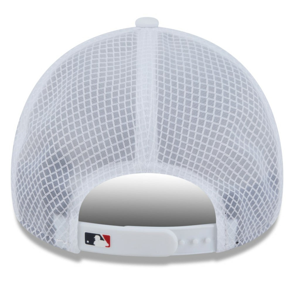 MLB Minnesota Twins New Era 2026 Batting Practice Apex 9FORTY Adjustable Trucker Hat