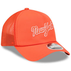 MLB New York Mets New Era 2026 Batting Practice Apex 9FORTY Adjustable Trucker Hat