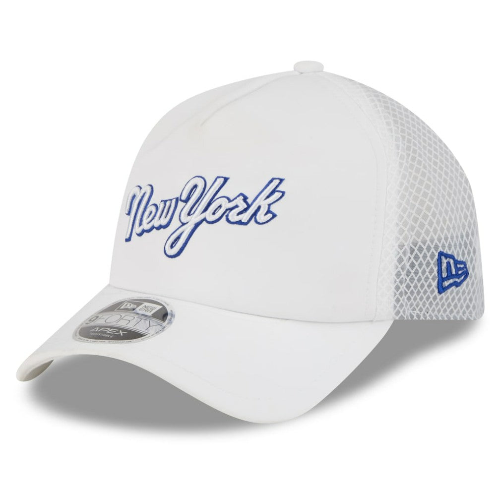 MLB New York Mets New Era 2026 Batting Practice Apex 9FORTY Adjustable Trucker Hat