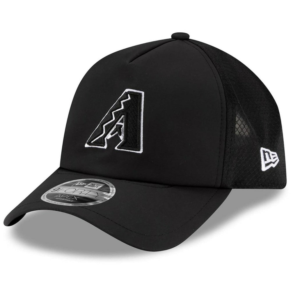 MLB Arizona Diamondbacks New Era 2026 Batting Practice Apex 9FORTY Adjustable Trucker Hat