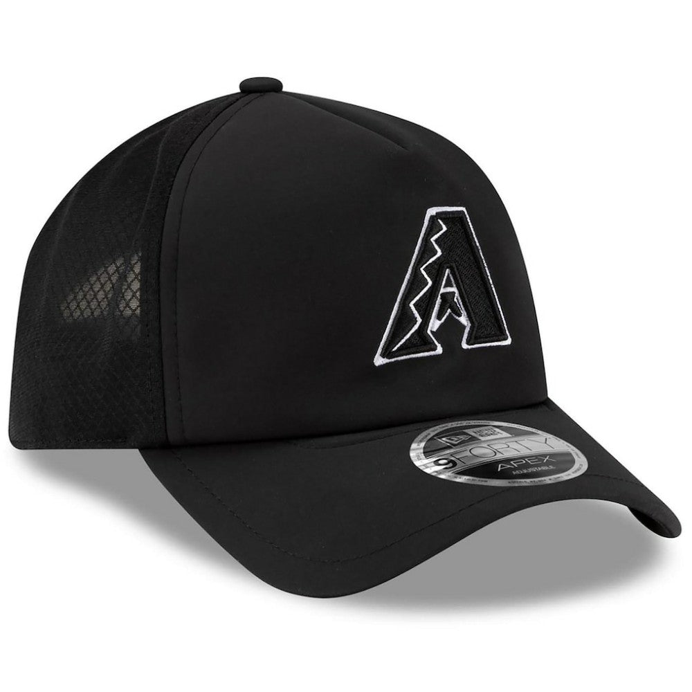 MLB Arizona Diamondbacks New Era 2026 Batting Practice Apex 9FORTY Adjustable Trucker Hat