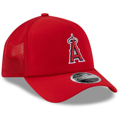MLB Los Angeles Angels New Era 2026 Batting Practice Apex 9FORTY Adjustable Trucker Hat