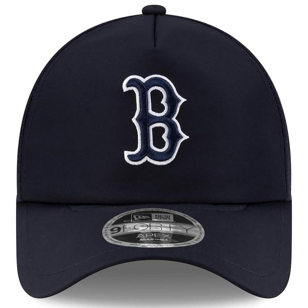 MLB Boston Red Sox New Era 2026 Batting Practice Apex 9FORTY Adjustable Trucker Hat