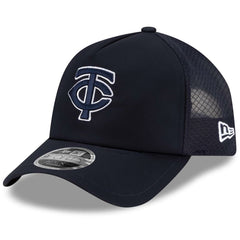 MLB Minnesota Twins New Era 2026 Batting Practice Apex 9FORTY Adjustable Trucker Hat