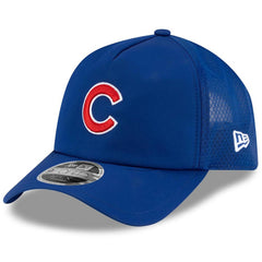 MLB Chicago Cubs New Era 2026 Batting Practice Apex 9FORTY Adjustable Trucker Hat