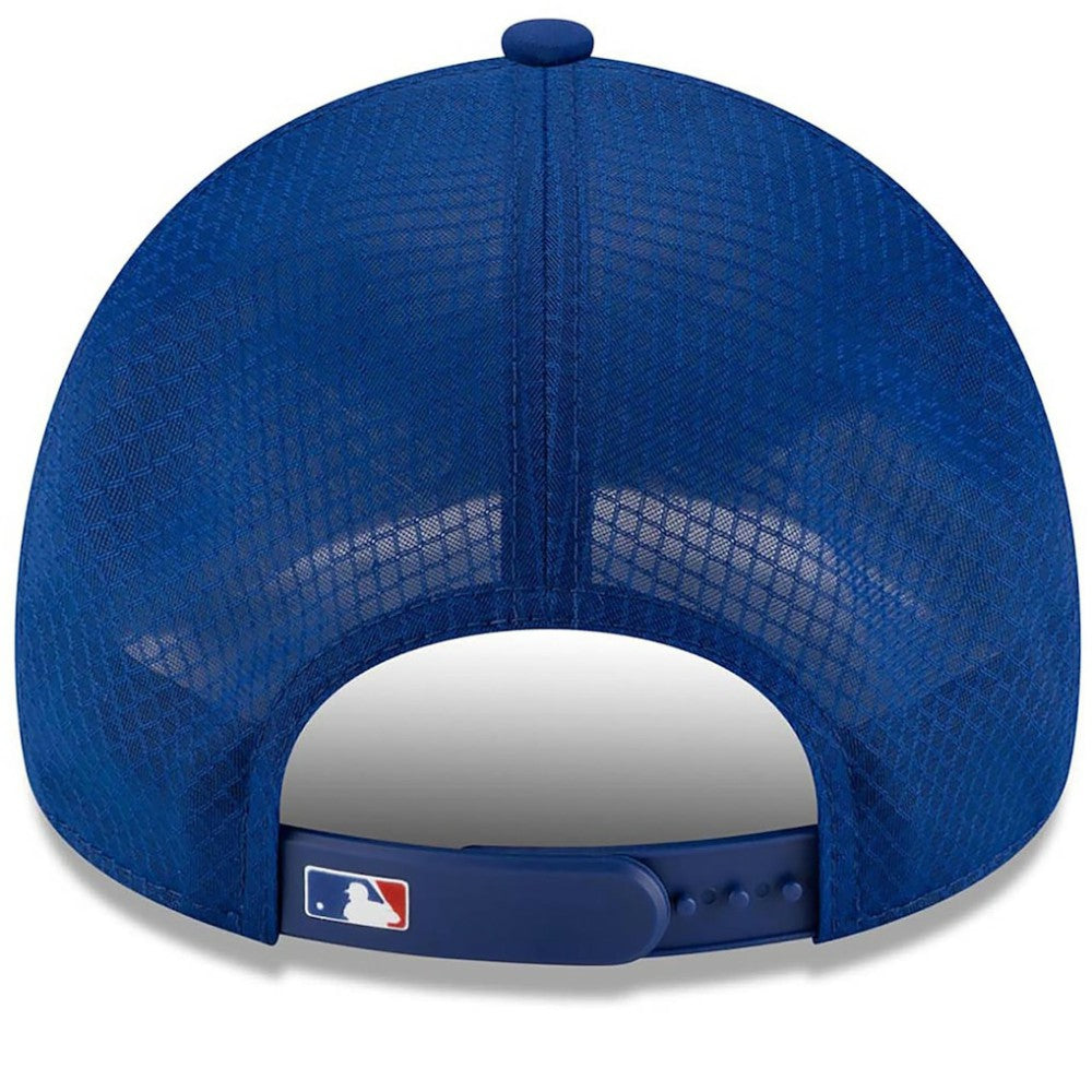 MLB Chicago Cubs New Era 2026 Batting Practice Apex 9FORTY Adjustable Trucker Hat