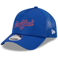 MLB New York Mets New Era 2026 Batting Practice Apex 9FORTY Adjustable Trucker Hat