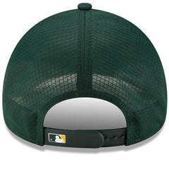 MLB Athletics New Era 2026 Batting Practice Apex 9FORTY Adjustable Trucker Hat