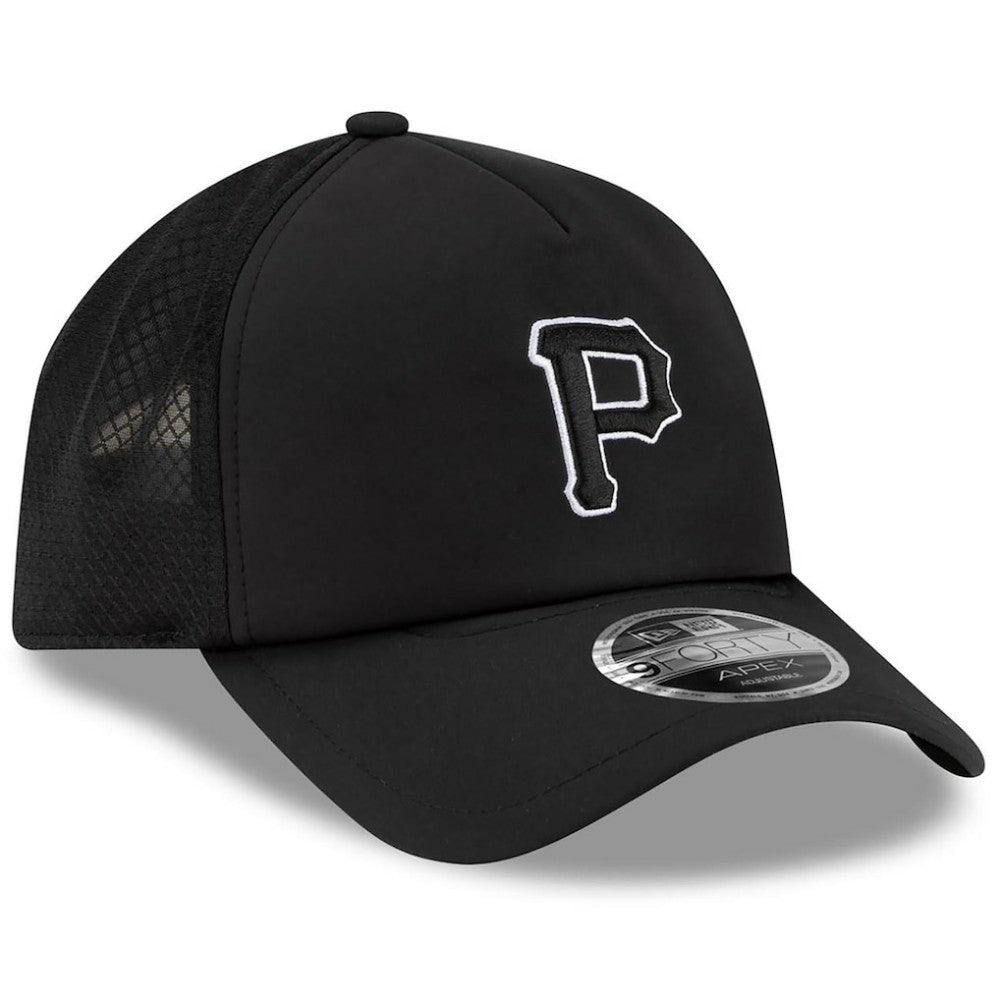 MLB Pittsburgh Pirates New Era 2026 Batting Practice Apex 9FORTY Adjustable Trucker Hat
