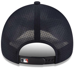 MLB Cleveland Guardians New Era 2026 Batting Practice Apex 9FORTY Adjustable Trucker Hat
