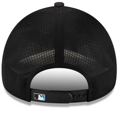 MLB Miami Marlins New Era 2026 Batting Practice Apex 9FORTY Adjustable Trucker Hat
