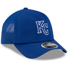 MLB Kansas City Royals New Era 2026 Batting Practice Apex 9FORTY Adjustable Trucker Hat