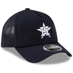 MLB Houston Astros New Era 2026 Batting Practice Apex 9FORTY Adjustable Trucker Hat