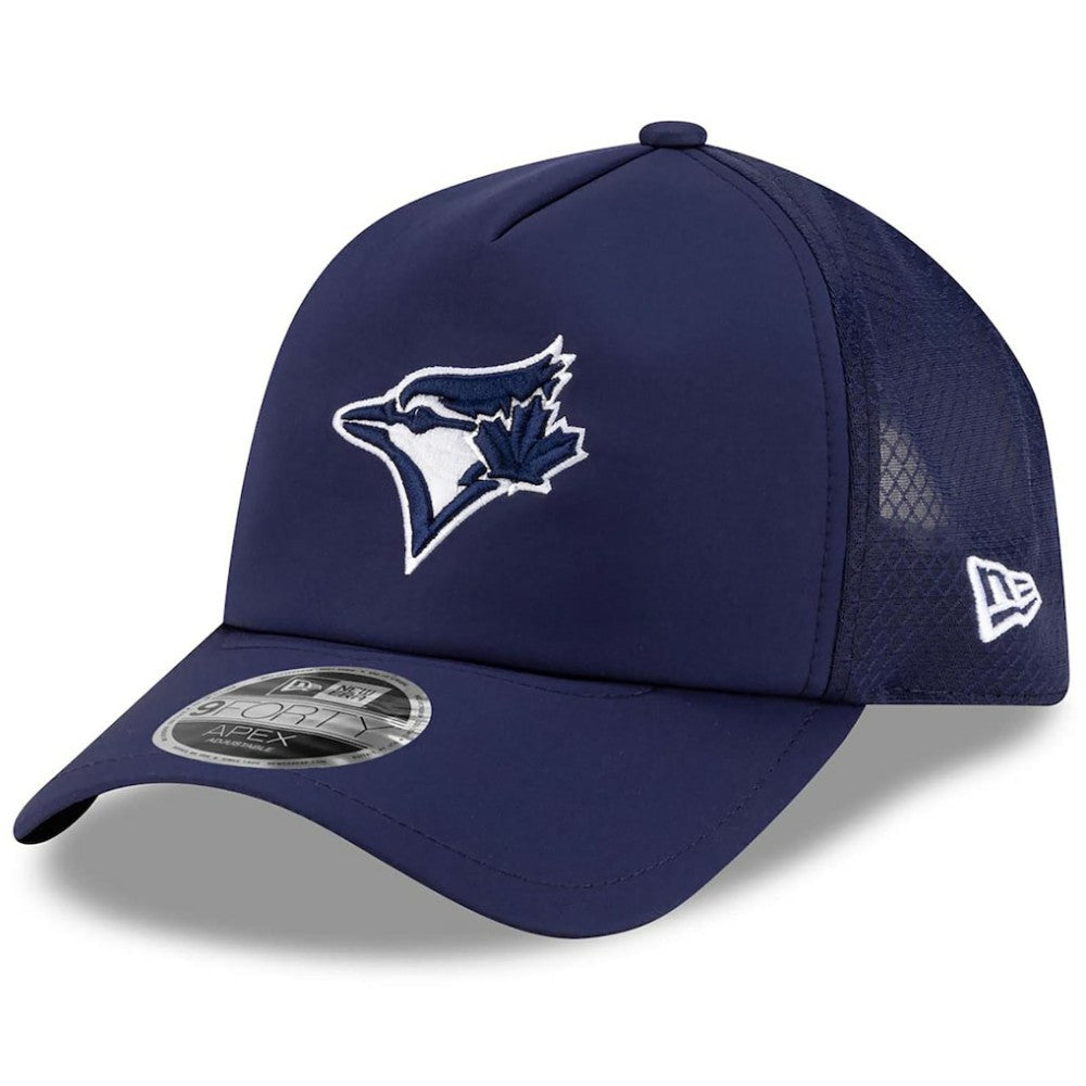 MLB Toronto Blue Jays New Era 2026 Batting Practice Apex 9FORTY Adjustable Trucker Hat