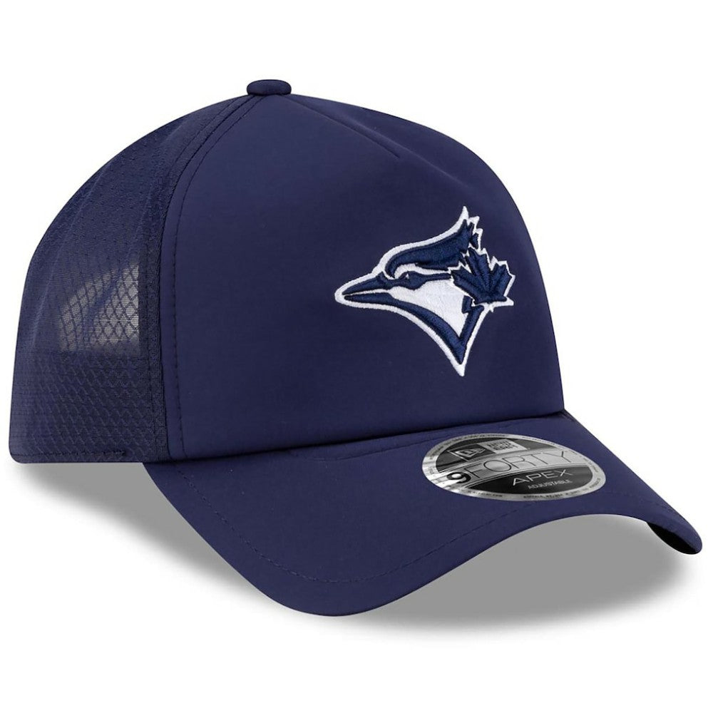 MLB Toronto Blue Jays New Era 2026 Batting Practice Apex 9FORTY Adjustable Trucker Hat