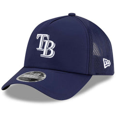 MLB Tampa Bay Rays New Era 2026 Batting Practice Apex 9FORTY Adjustable Trucker Hat