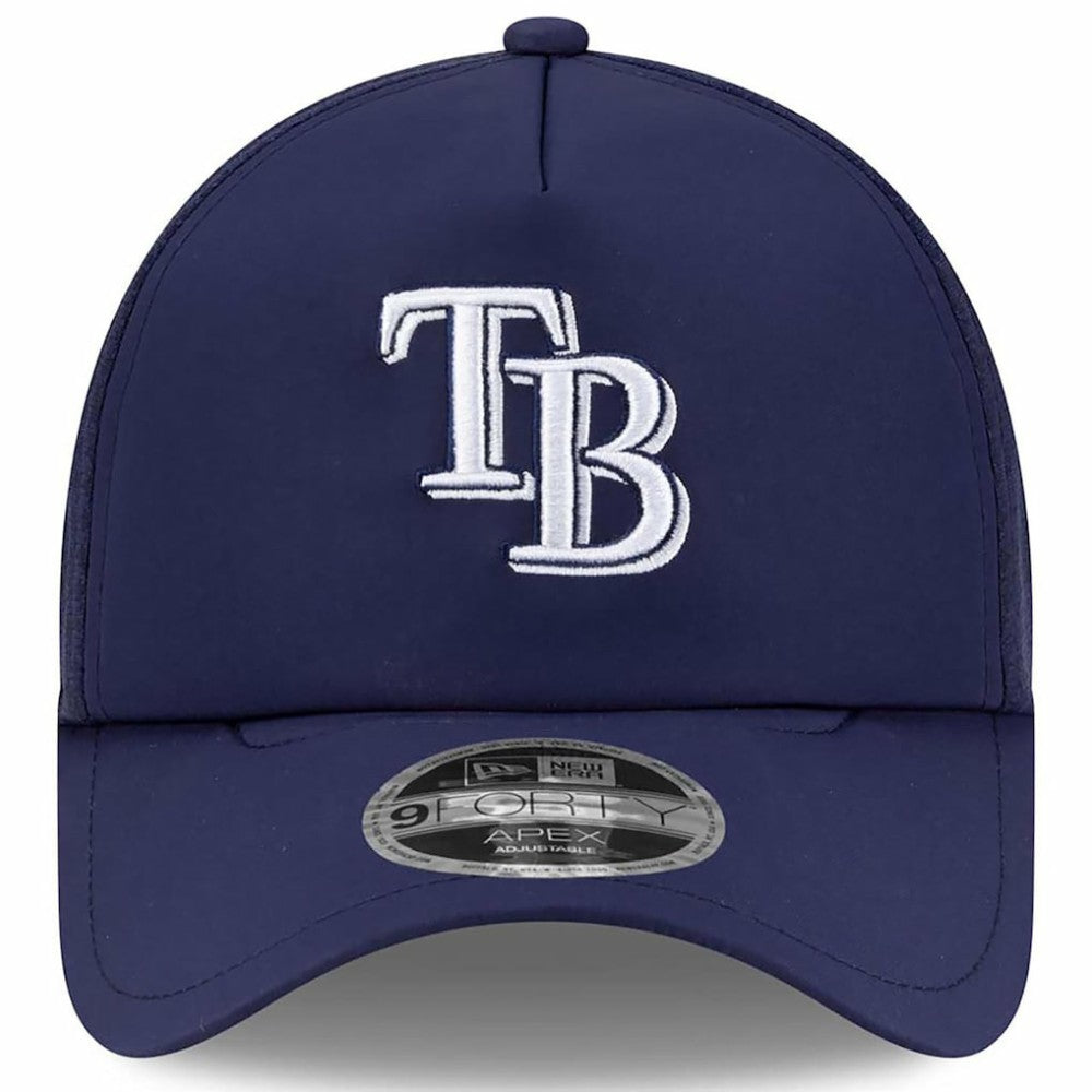 MLB Tampa Bay Rays New Era 2026 Batting Practice Apex 9FORTY Adjustable Trucker Hat