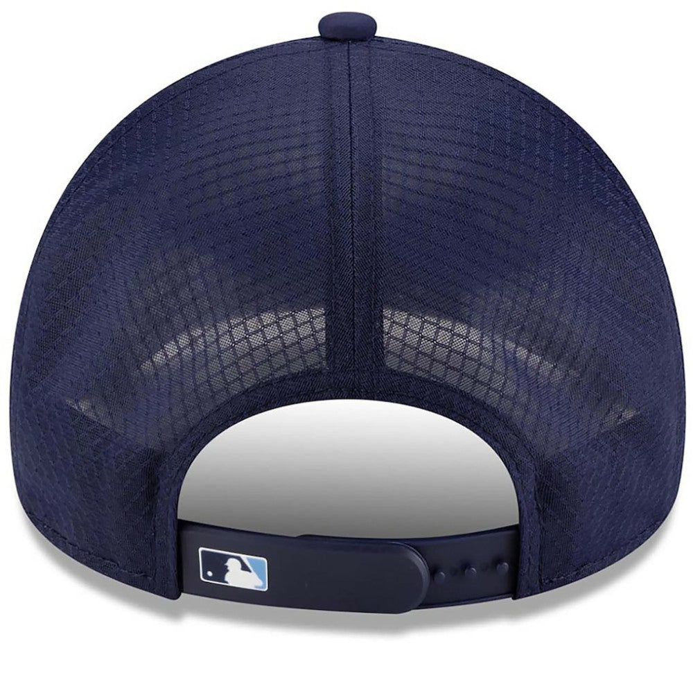 MLB Tampa Bay Rays New Era 2026 Batting Practice Apex 9FORTY Adjustable Trucker Hat