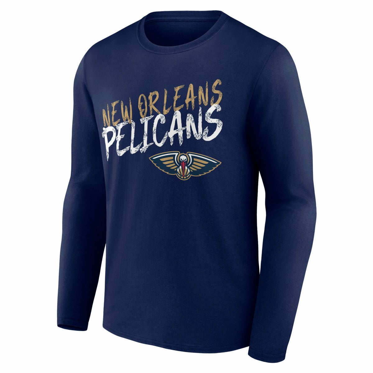 NBA New Orleans Pelicans Hustle Custom Long Sleeve T-Shirt