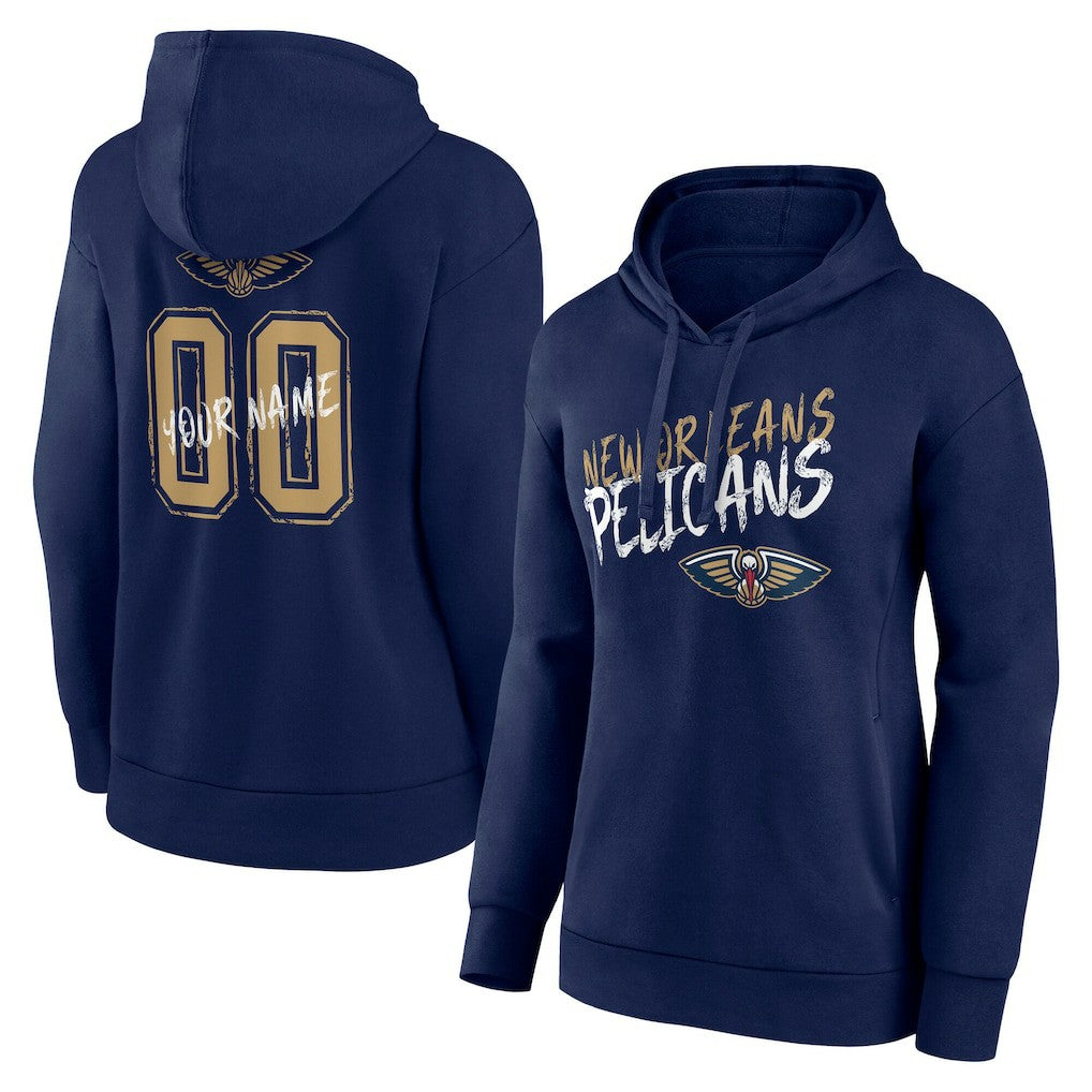 NBA New Orleans Pelicans Women's Hustle Custom Pullover Hoodie