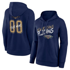 NBA New Orleans Pelicans Women's Hustle Custom Pullover Hoodie
