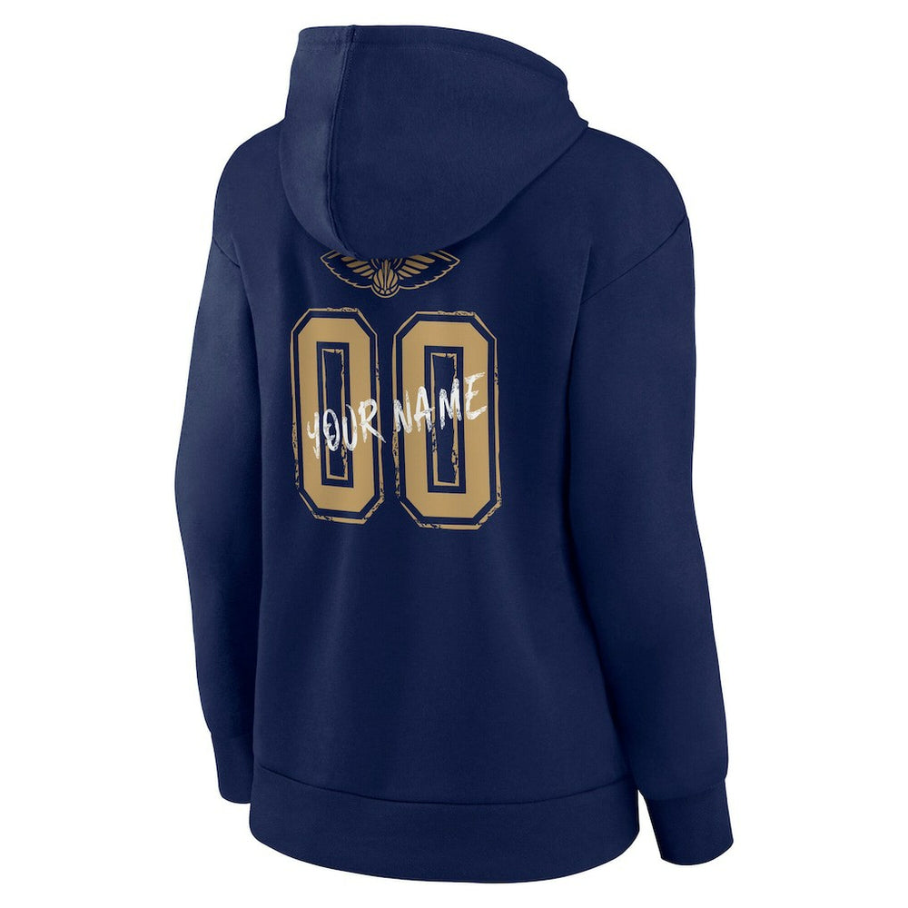 NBA New Orleans Pelicans Women's Hustle Custom Pullover Hoodie