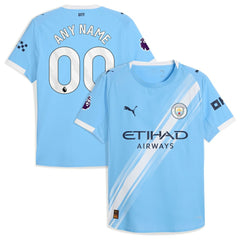 Manchester City 2025/26 Home Custom Jersey - Puma Sky Blue