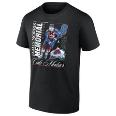 NHL Black Cale Makar Colorado Avalanche 2025 Norris Trophy Winner T-Shirt