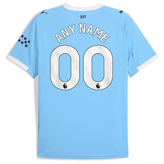 Manchester City 2025/26 Home Replica Custom Jersey - Puma Sky Blue