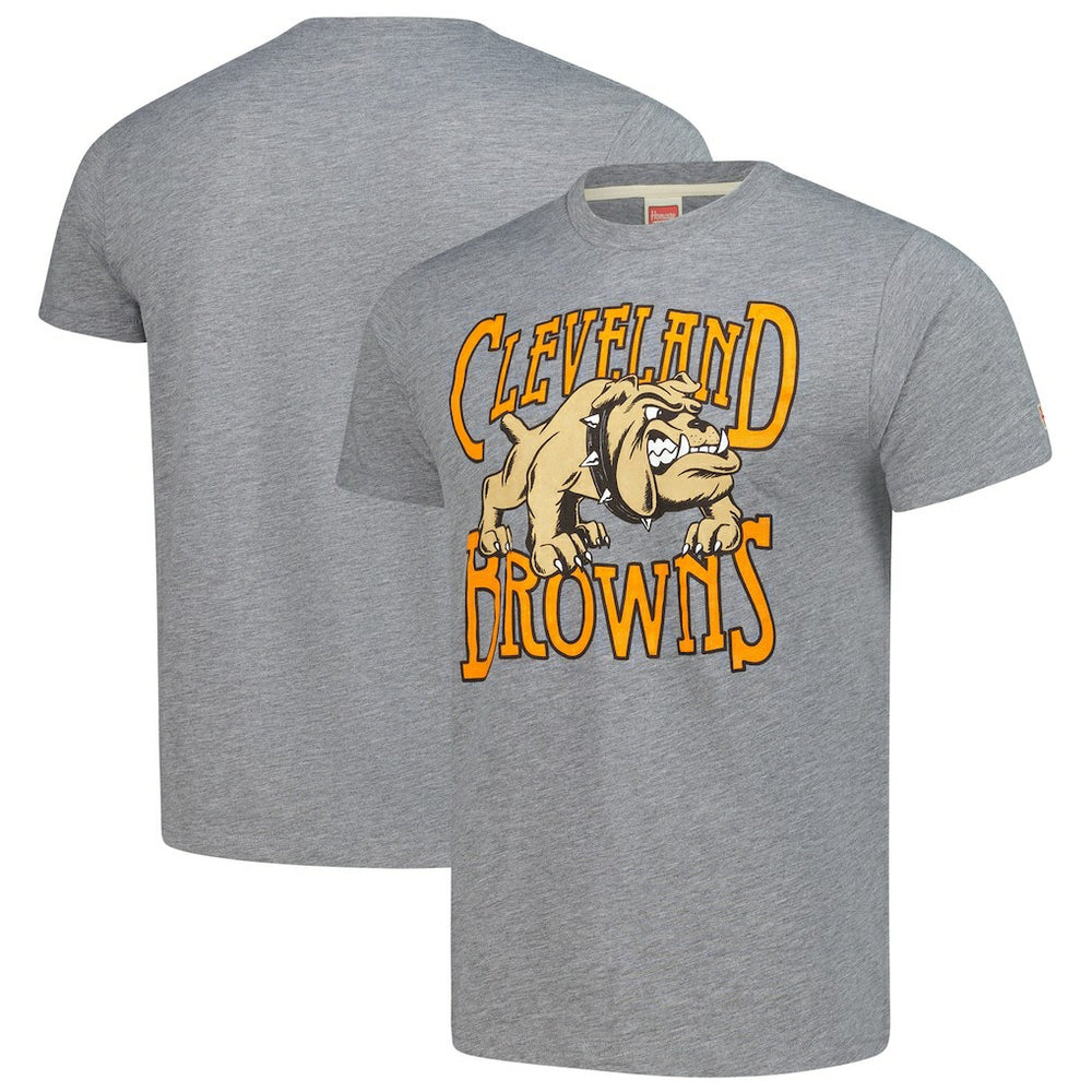 Homage Unisex Tri-Blend Dawg Pound XL Bone Collar T-Shirt - Cleveland Browns